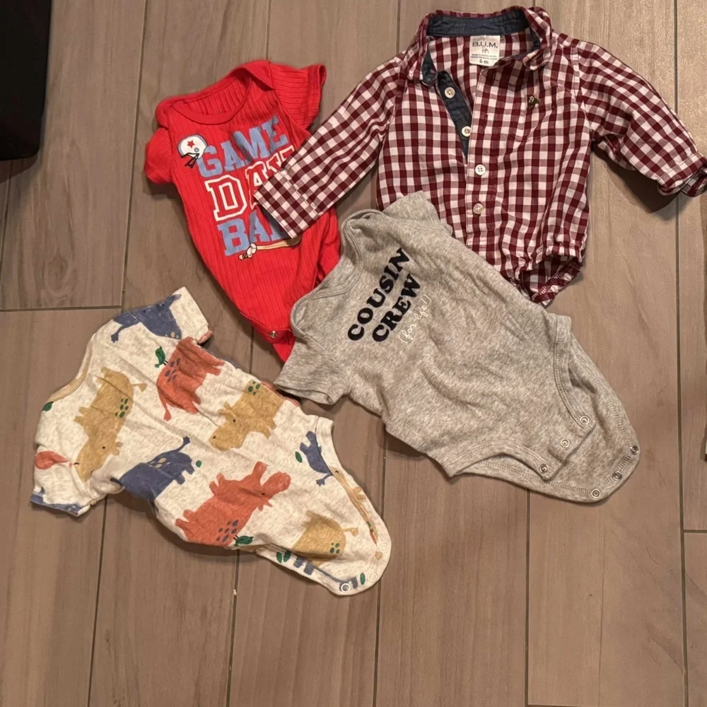 10pc bundle lot baby boy size 6m no stains or wear